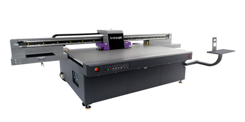 UV flatbed printer banding diagnosis using a nozzle check and calibration pattern